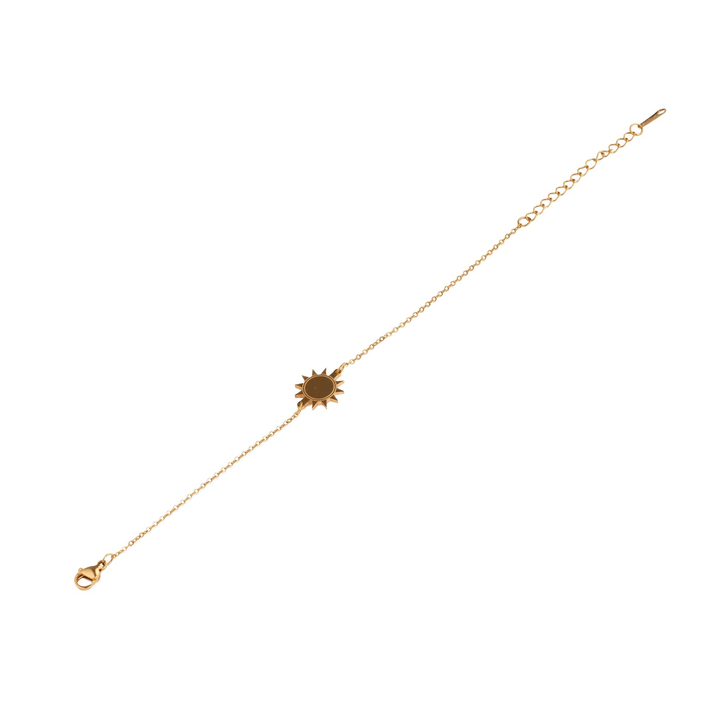 Gold Sun Chain Bracelet