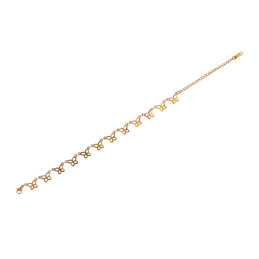 Gold butterfly Chain Bracelet 