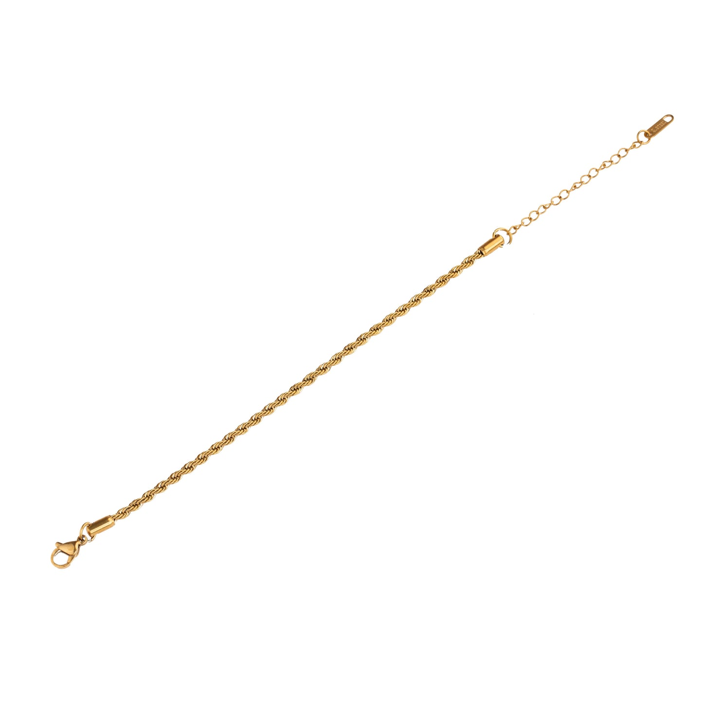 Gold twist Chain Bracelet 