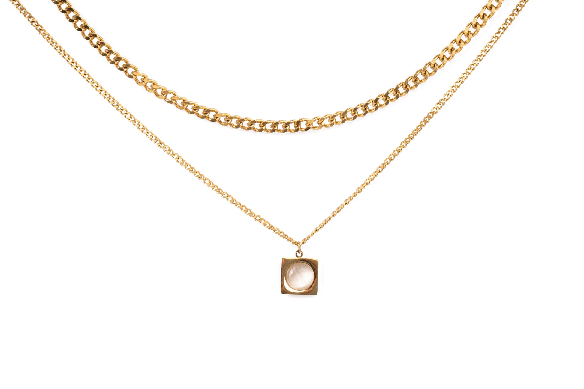 Gold 2 in 1 Necklace