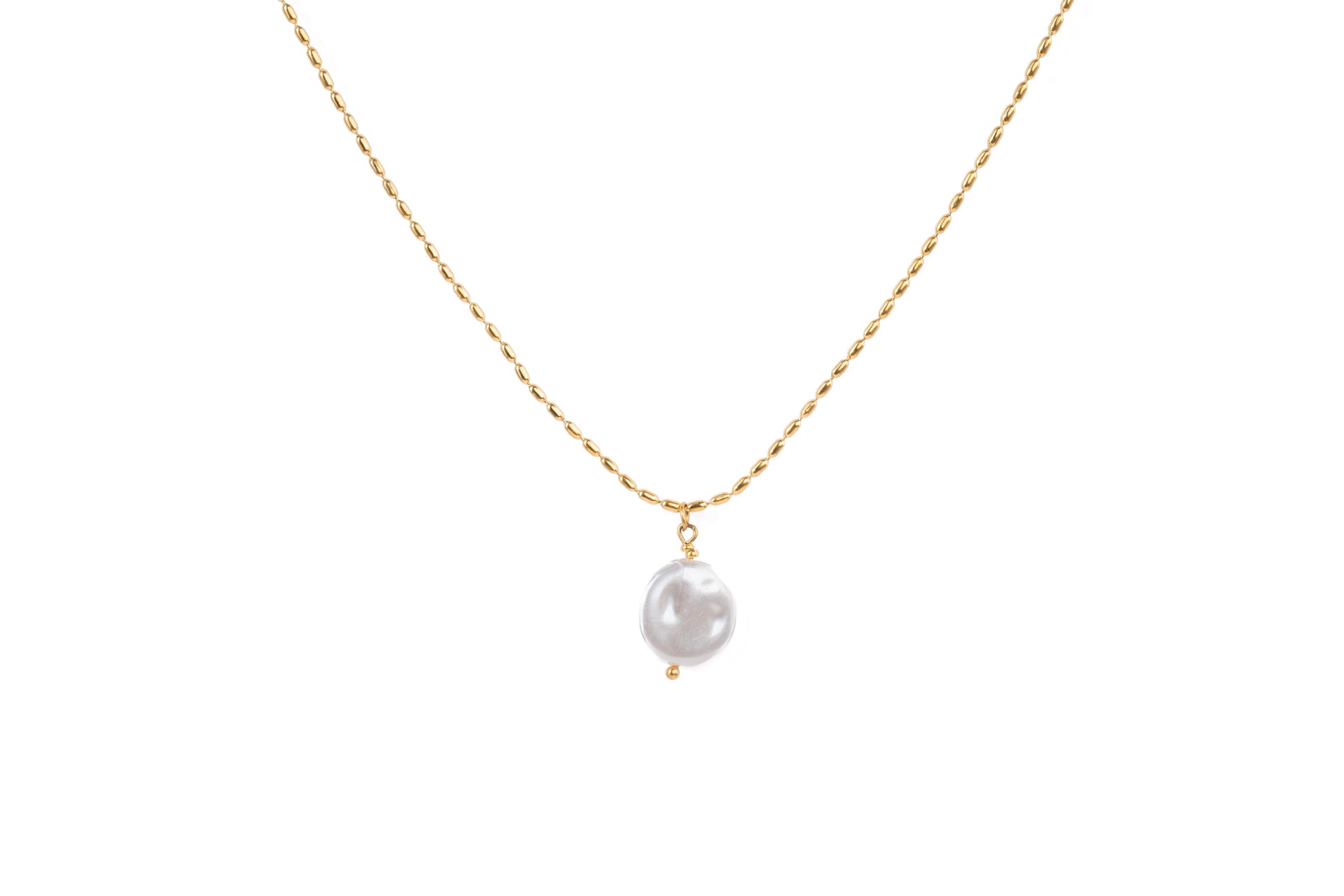 Gold Pearly Necklace