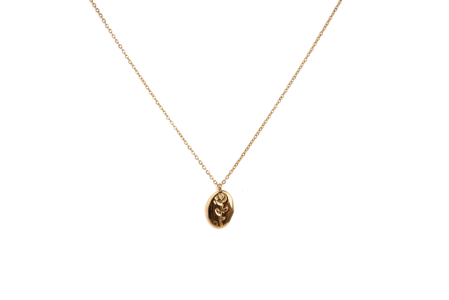 Gold Rose All Necklace